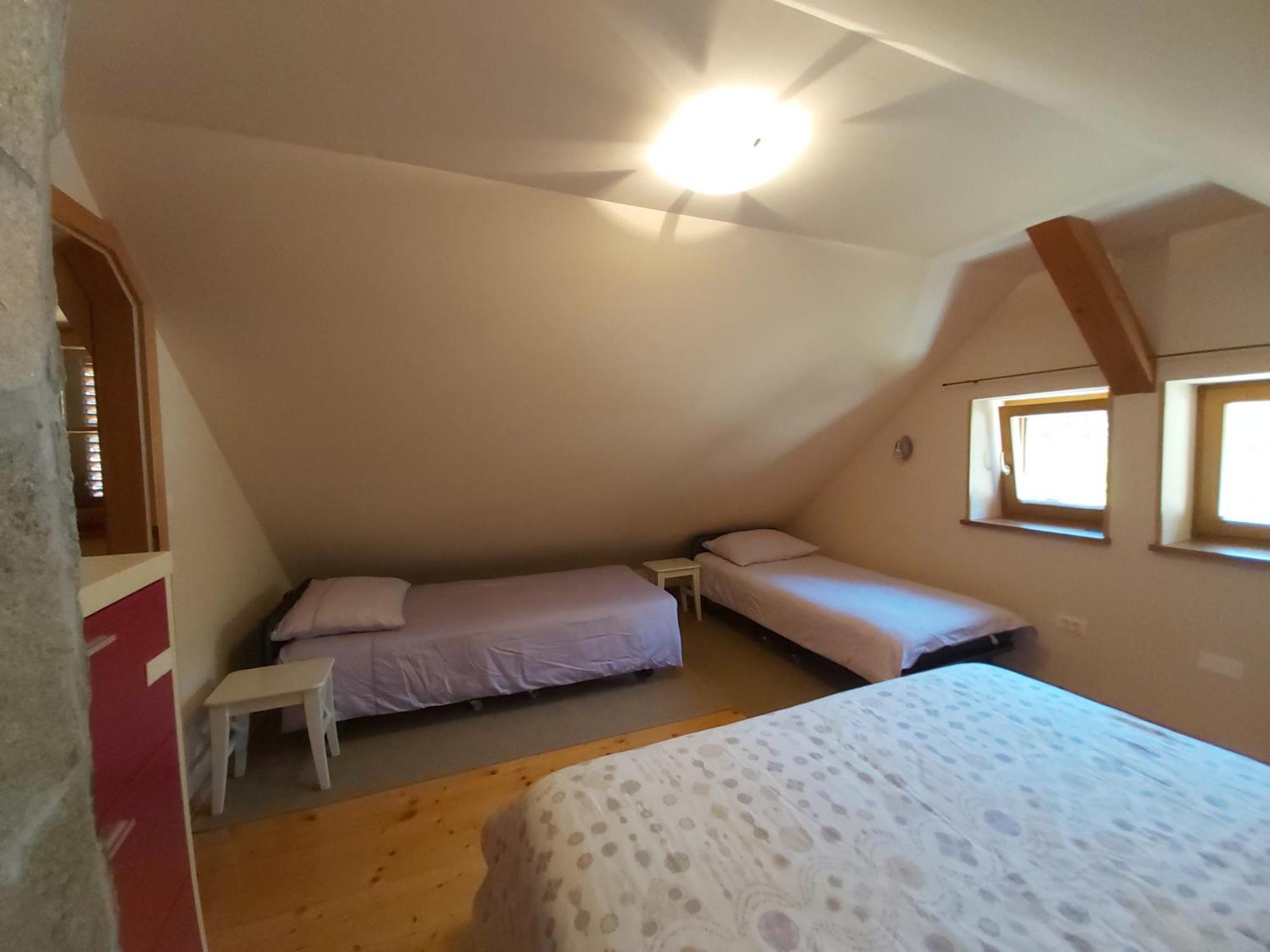 Apartamento Pocitniska Hisa Pri Kustrcu Grahovo ob Baci Exterior foto