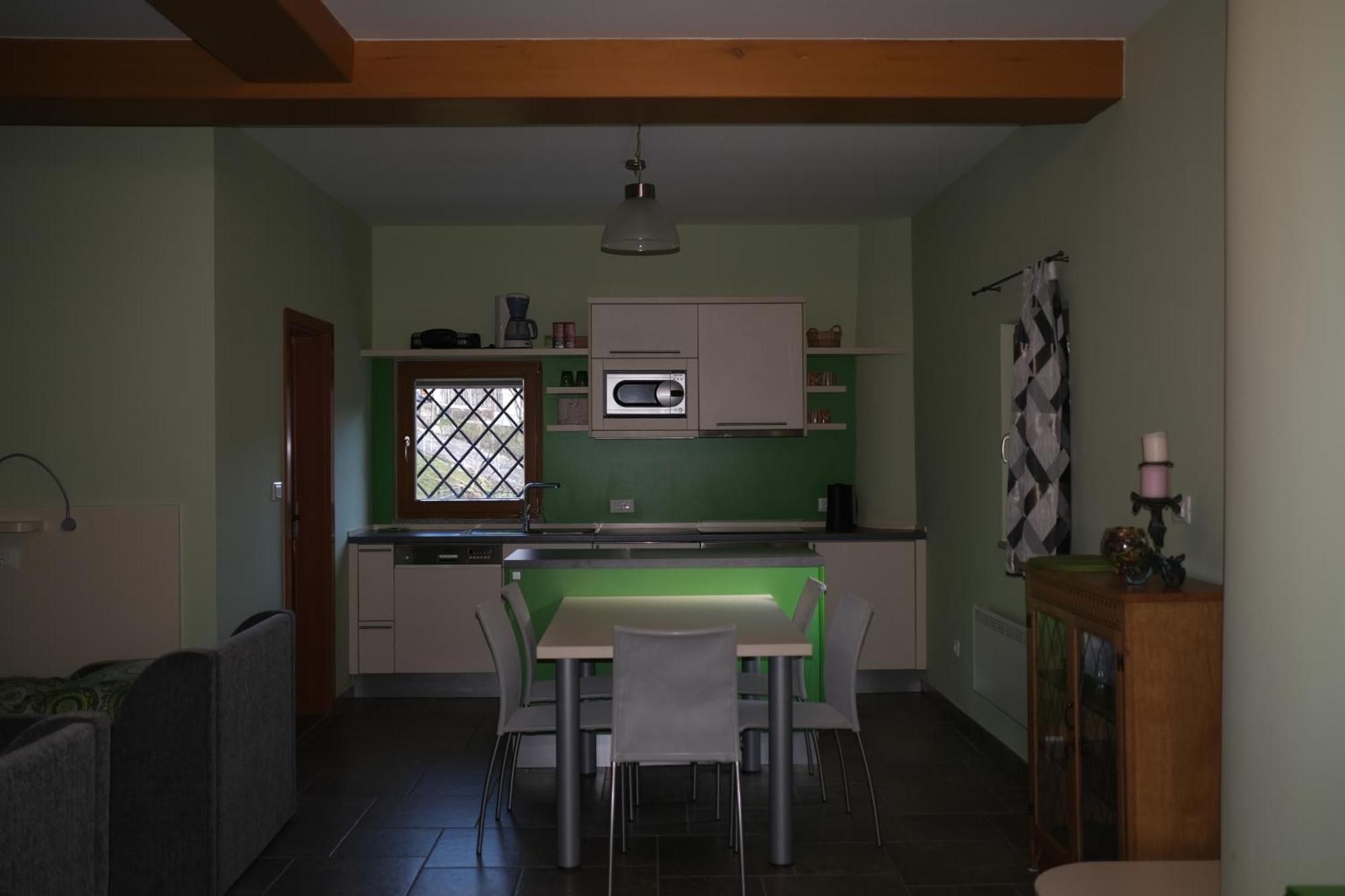 Apartamento Pocitniska Hisa Pri Kustrcu Grahovo ob Baci Exterior foto