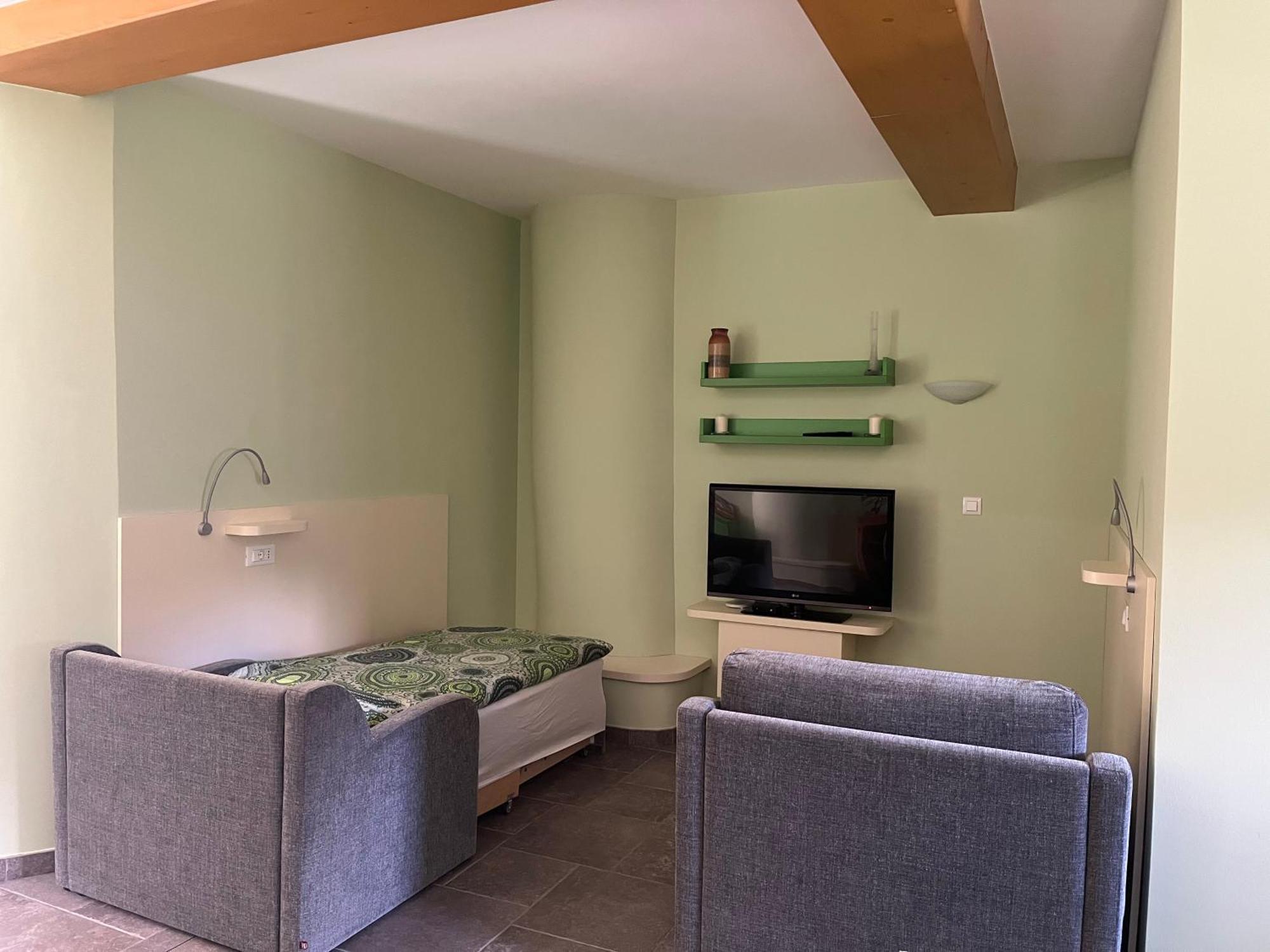 Apartamento Pocitniska Hisa Pri Kustrcu Grahovo ob Baci Exterior foto
