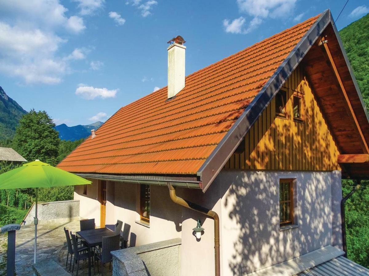 Apartamento Pocitniska Hisa Pri Kustrcu Grahovo ob Baci Exterior foto