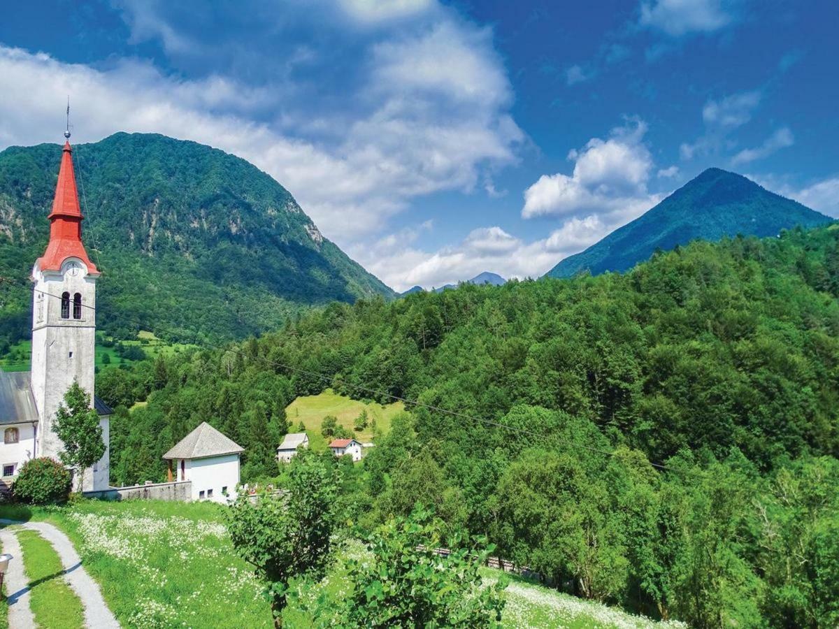 Apartamento Pocitniska Hisa Pri Kustrcu Grahovo ob Baci Exterior foto