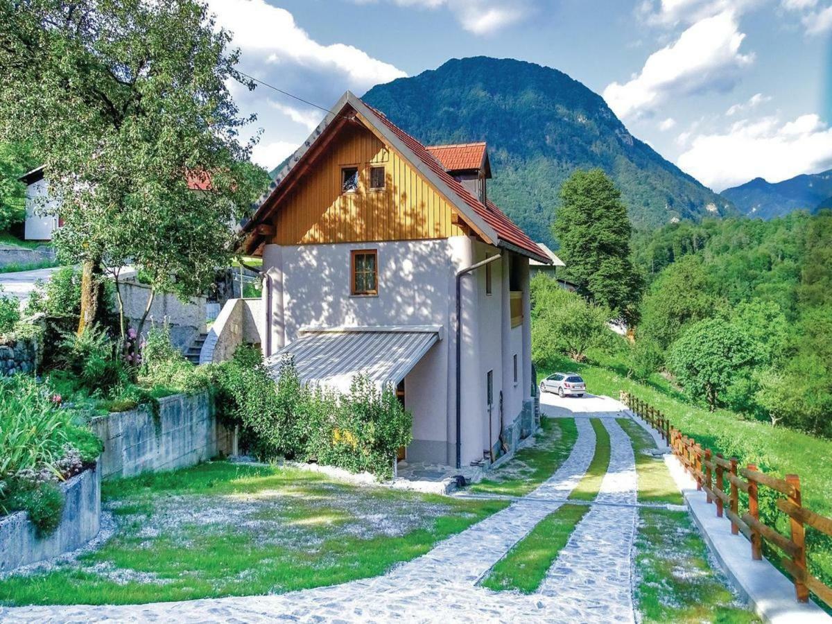 Apartamento Pocitniska Hisa Pri Kustrcu Grahovo ob Baci Exterior foto